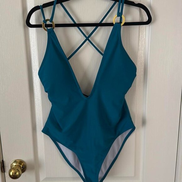 Missguided Women's Blue Swimsuit-one-piece - Picture 1 of 2